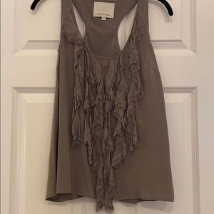 Madison Marcus grey silk tank top (size xs)